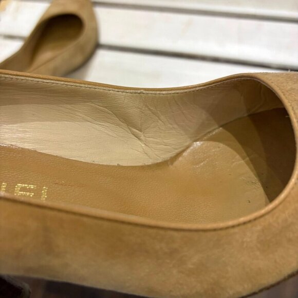 Chanel Vintage Suede Heels - Size 38 - Picture 12 of 14